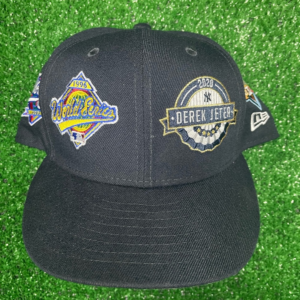 New York Yankees New Era 27 World Series Champions 59FIFTY Fitted Hat Navy